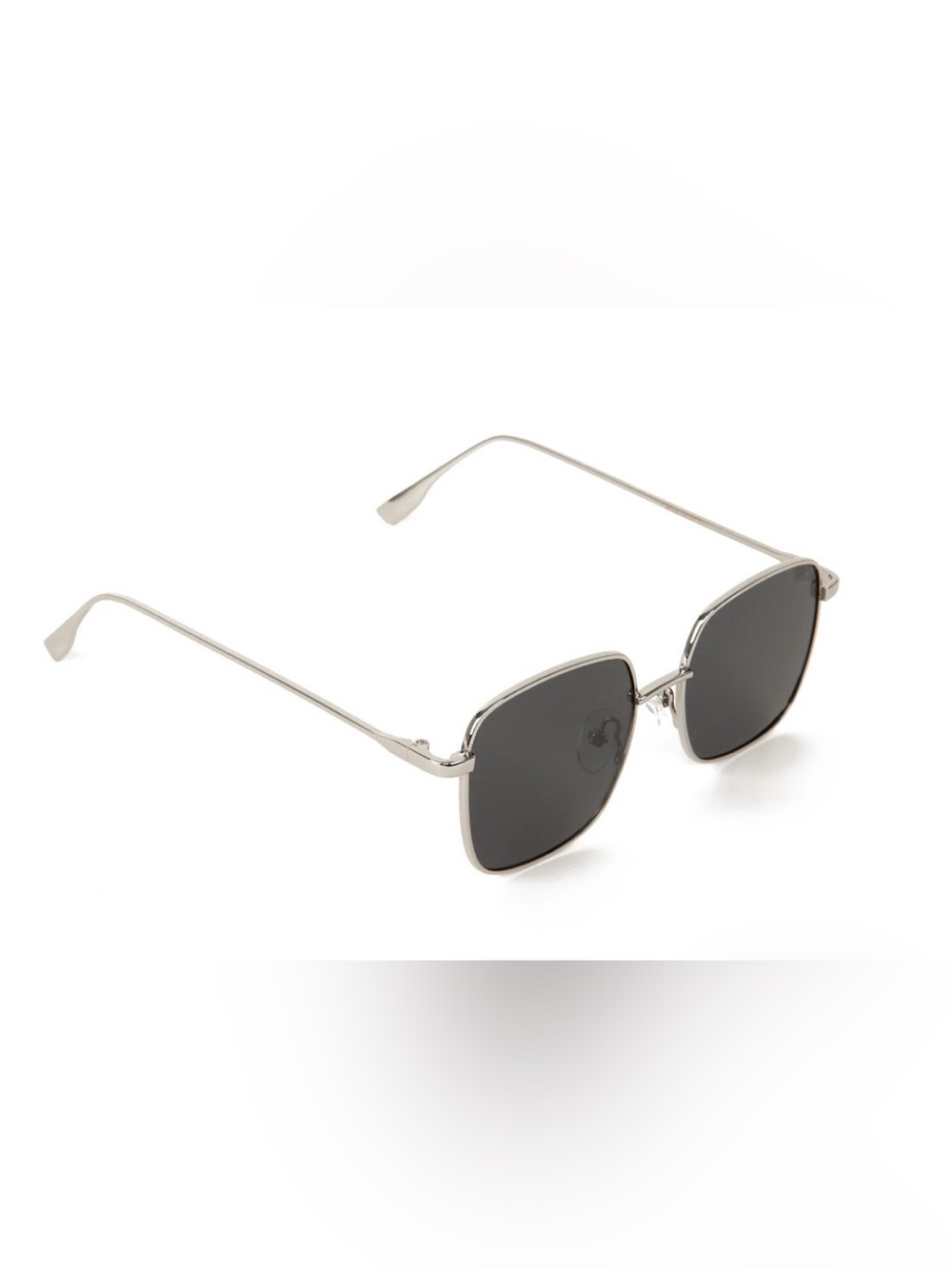 Matt & Nat - Kayasm - Small silver square sunglasses